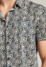 Korte mouw shirt met tropische print