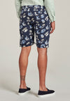 De Fonda Chino shorts met tropische print